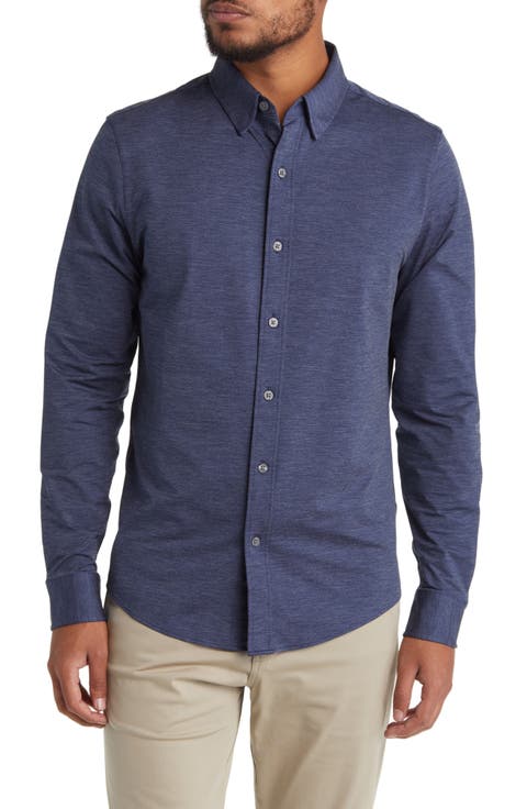 Commuter Slim Fit Button-Up Shirt