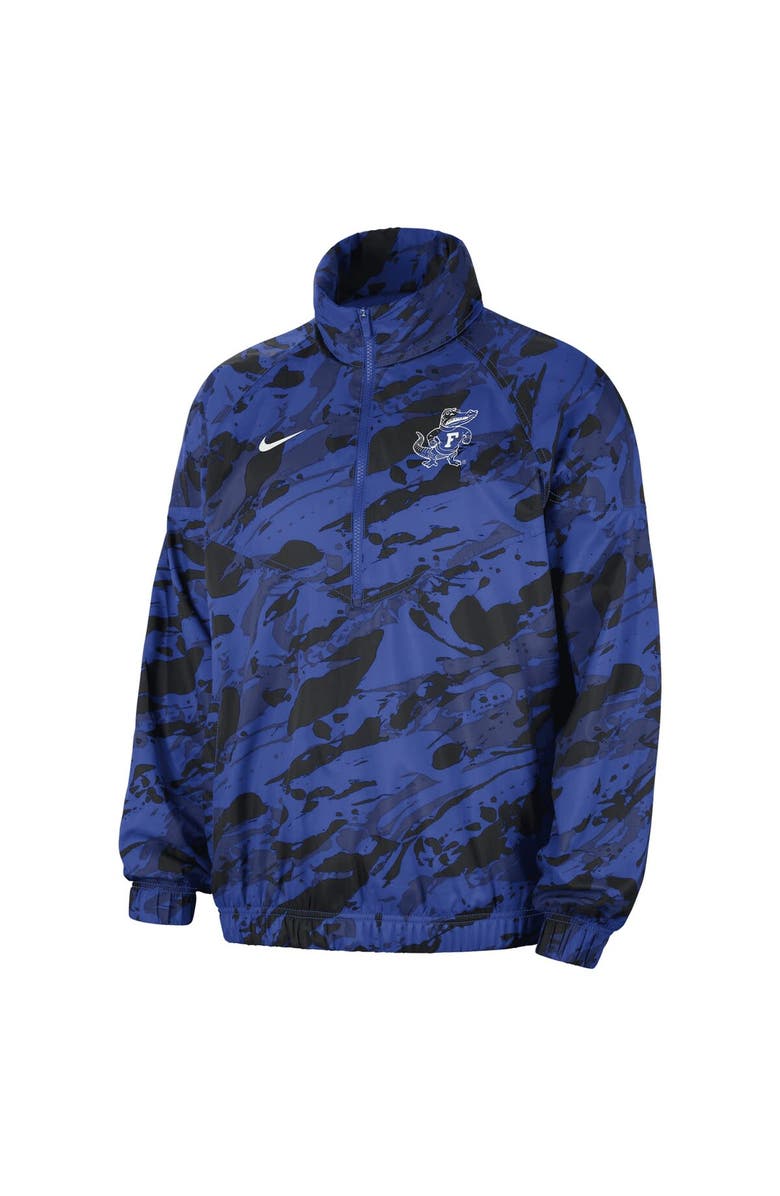 Nike Men's Nike Royal Florida Gators Anorak Half-Zip Jacket, Alternate, color,