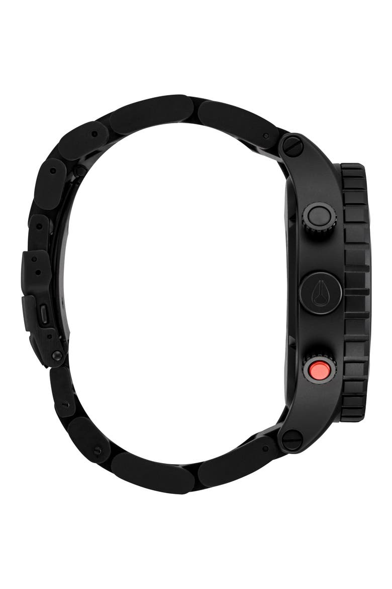 51-30 Fisheye Chronograph Bracelet Watch, 51mm, Alternate, color, FISHEYE / SUPER BLACK / BLACK
