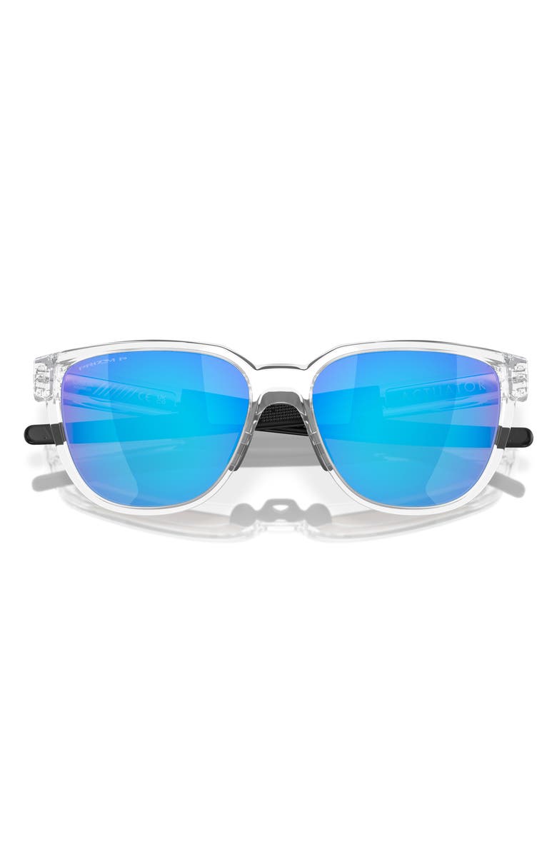 Oakley Actuator 57mm Prizm<sup>™</sup> Rectangular Sunglasses, Alternate, color, Clear