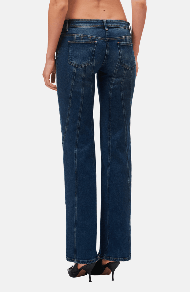 OW Collection Devin Denim Jeans, Alternate, color, Dark Indigo Wash