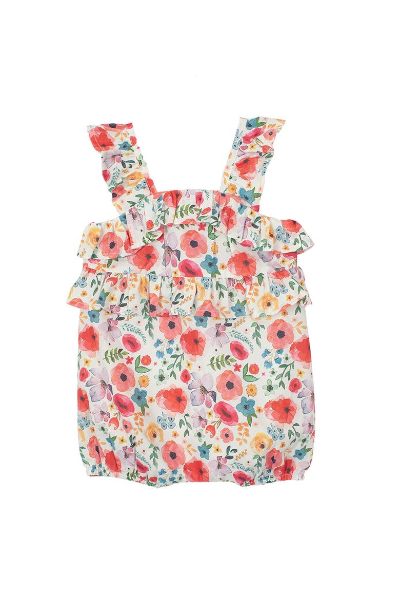 Mabel + Honey Dancing Petals Baby Romper, Alternate, color, Multi