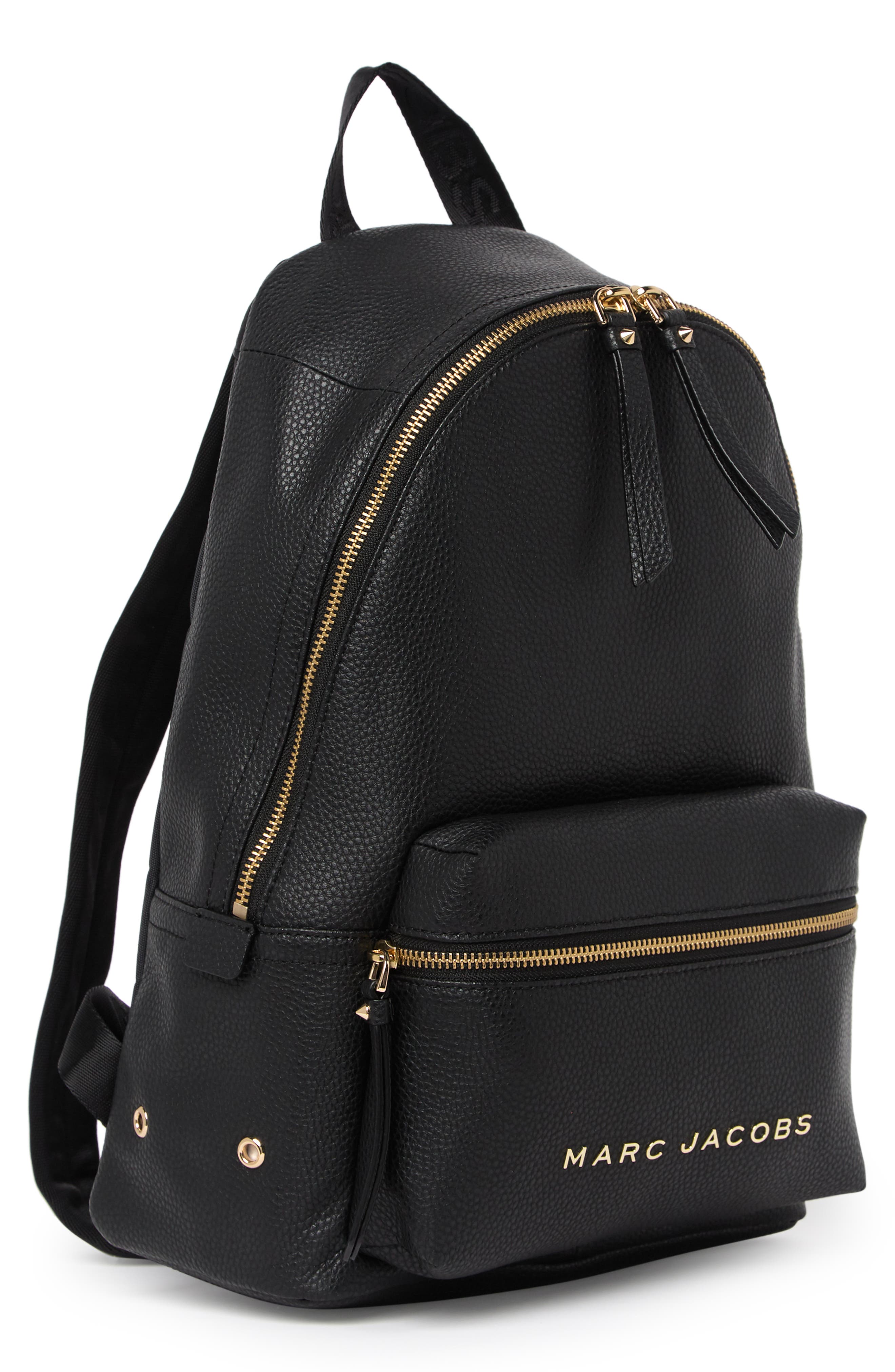 Marc Jacobs Leather Medium Backpack, Alternate, color, 