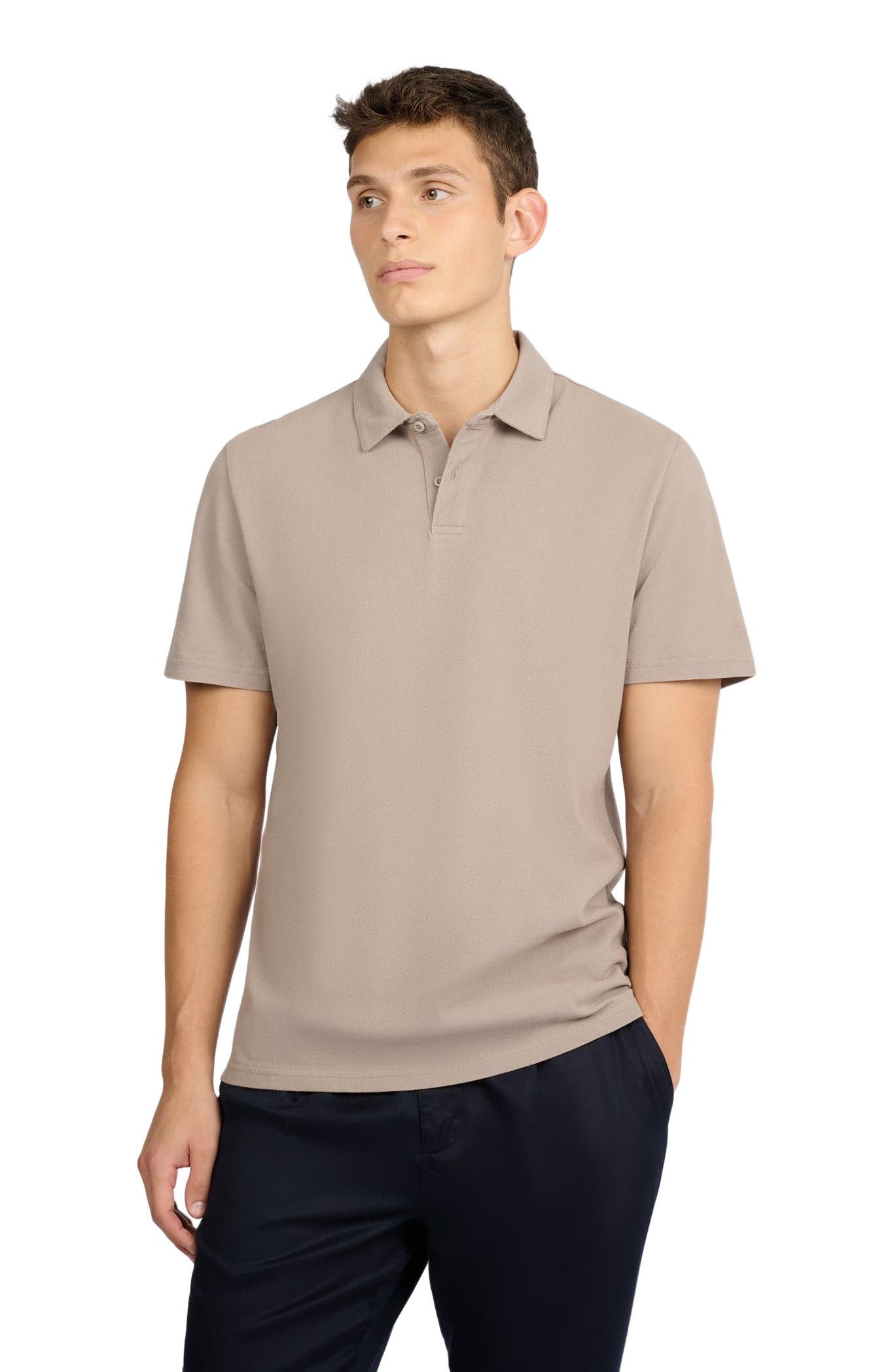 Short Sleeve Pique Polo - image 2