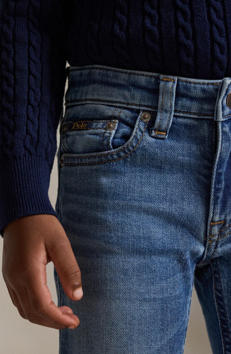 Polo Ralph Lauren Kids' Straight Leg Jeans, Alternate, color, Kindal Wash