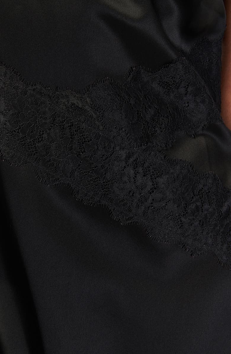 CAMI NYC Farrah Lace & Satin Minidress, Alternate, color, 