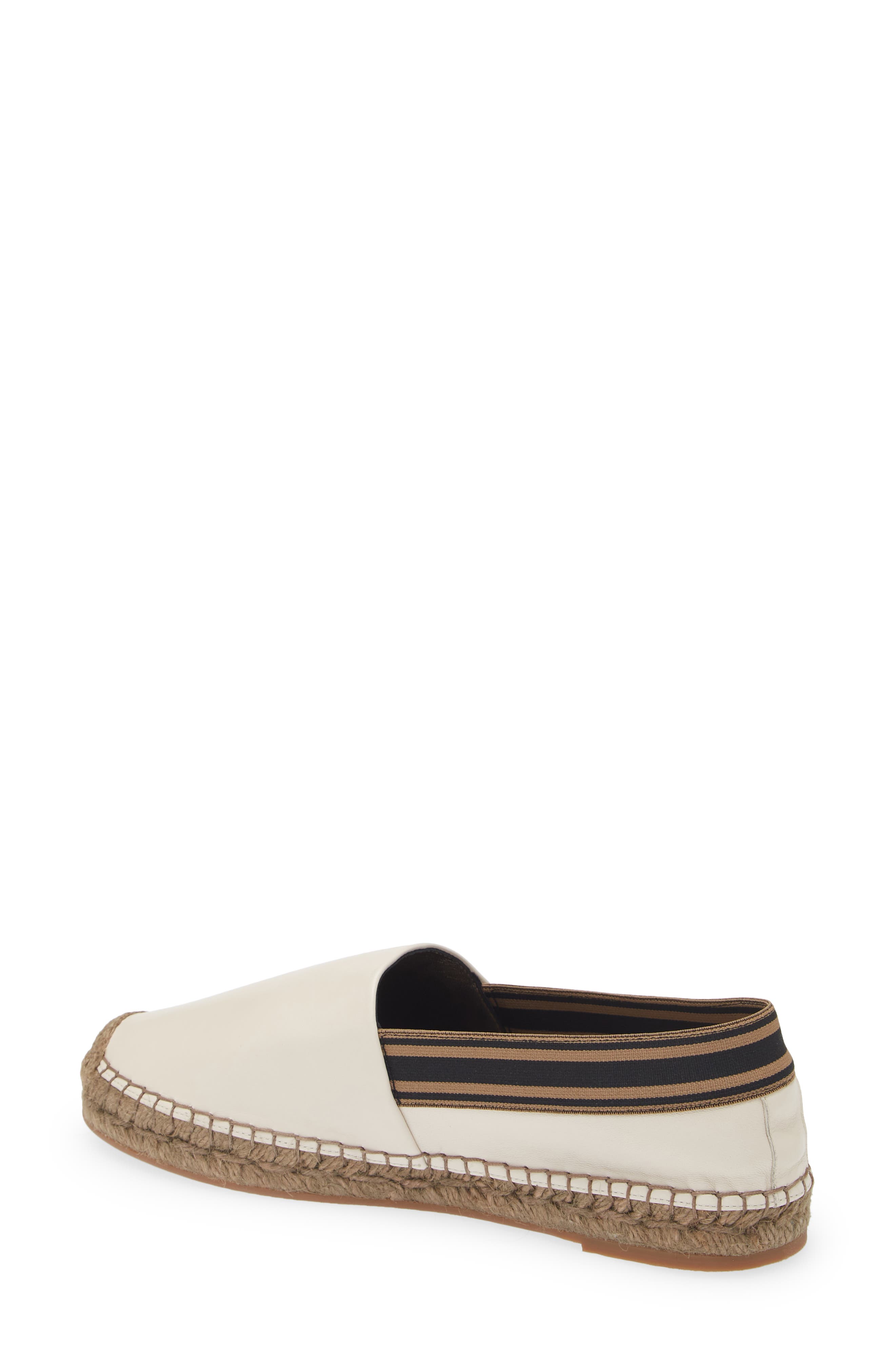 Brunello Cucinelli Leather Espadrille Flat, Alternate, color, 