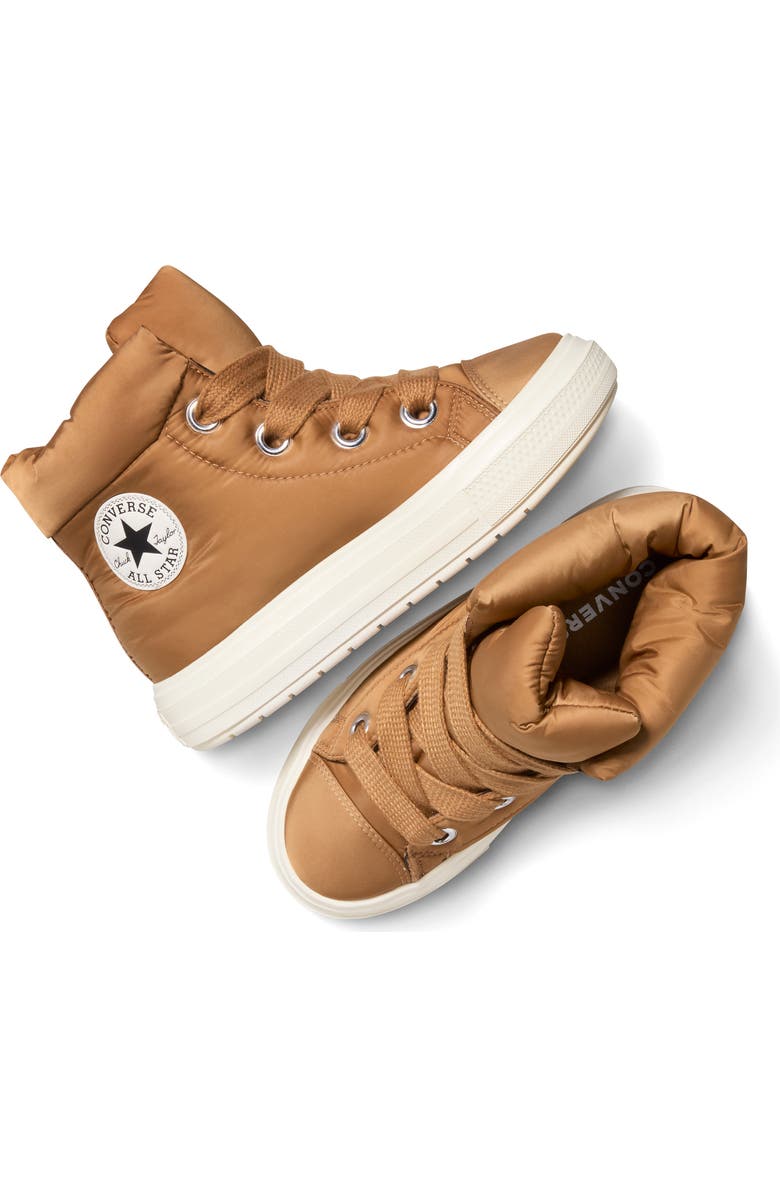 Converse Gender Inclusive Chuck Taylor All Star Elements Water Repellent Puffer Boot, Alternate, color, Incensed/ Egret/ Black