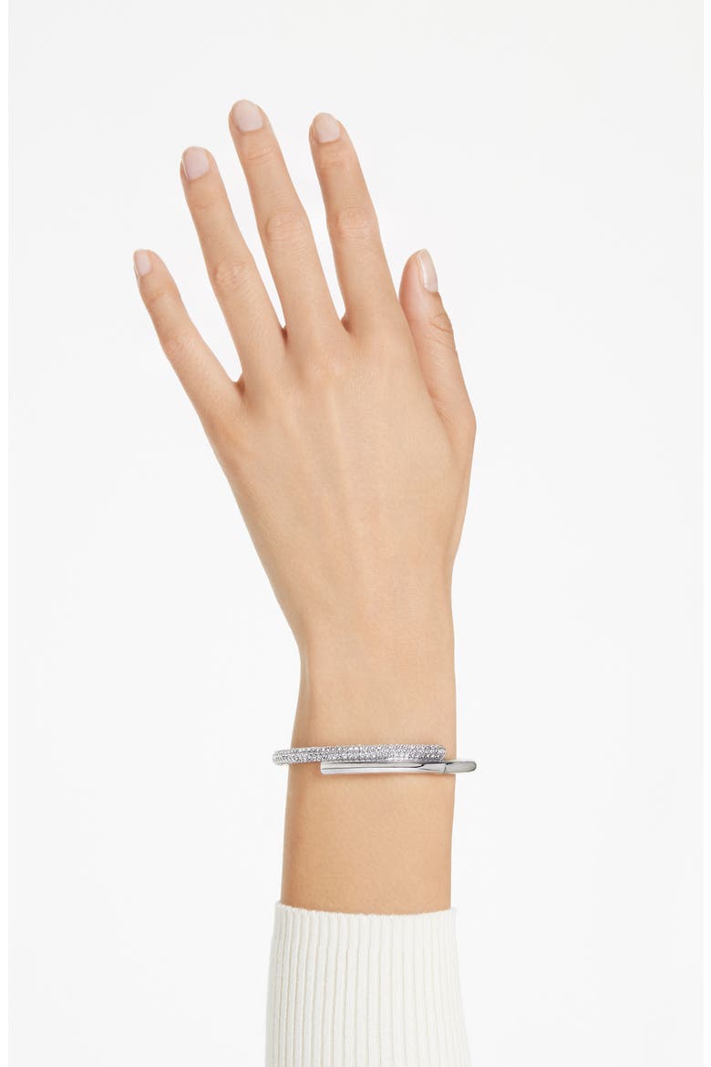 Dextera Bangle, Alternate, color, SILVER
