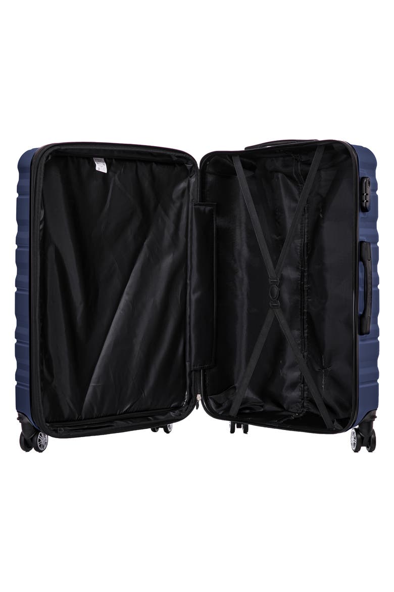 Girovita Hardshell 3-Piece Spinner Luggage Set, Alternate, color, BLUE