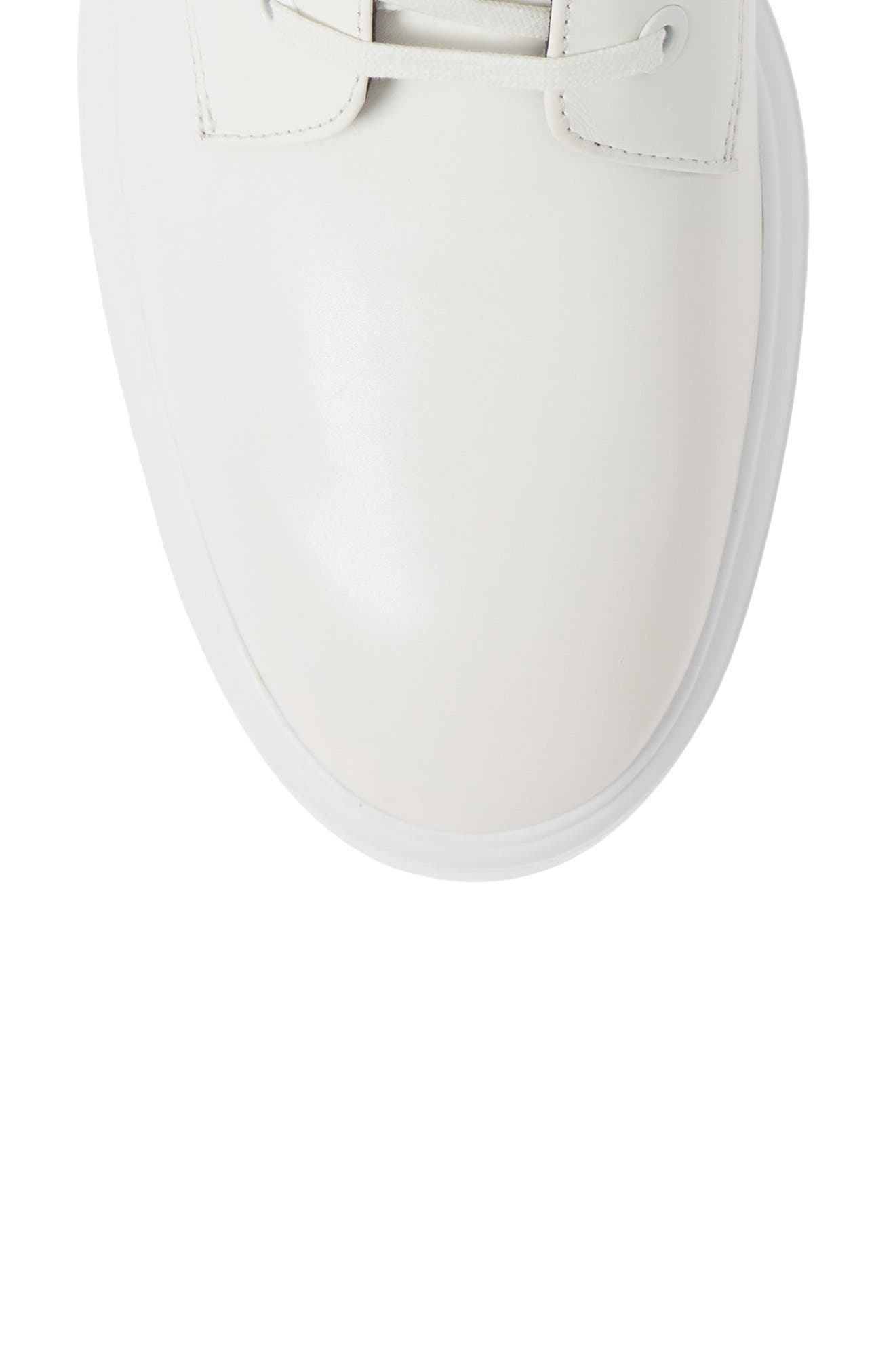 Stuart Weitzman McKenzee Combat Boot, Alternate, color, White Smooth Calf