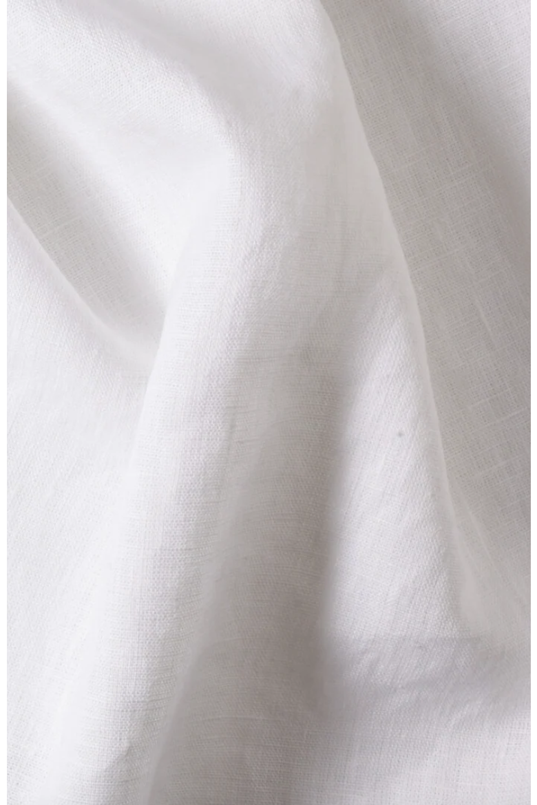 Women's 100% Organic Linen Boxer Shorts, Alternate, color, White