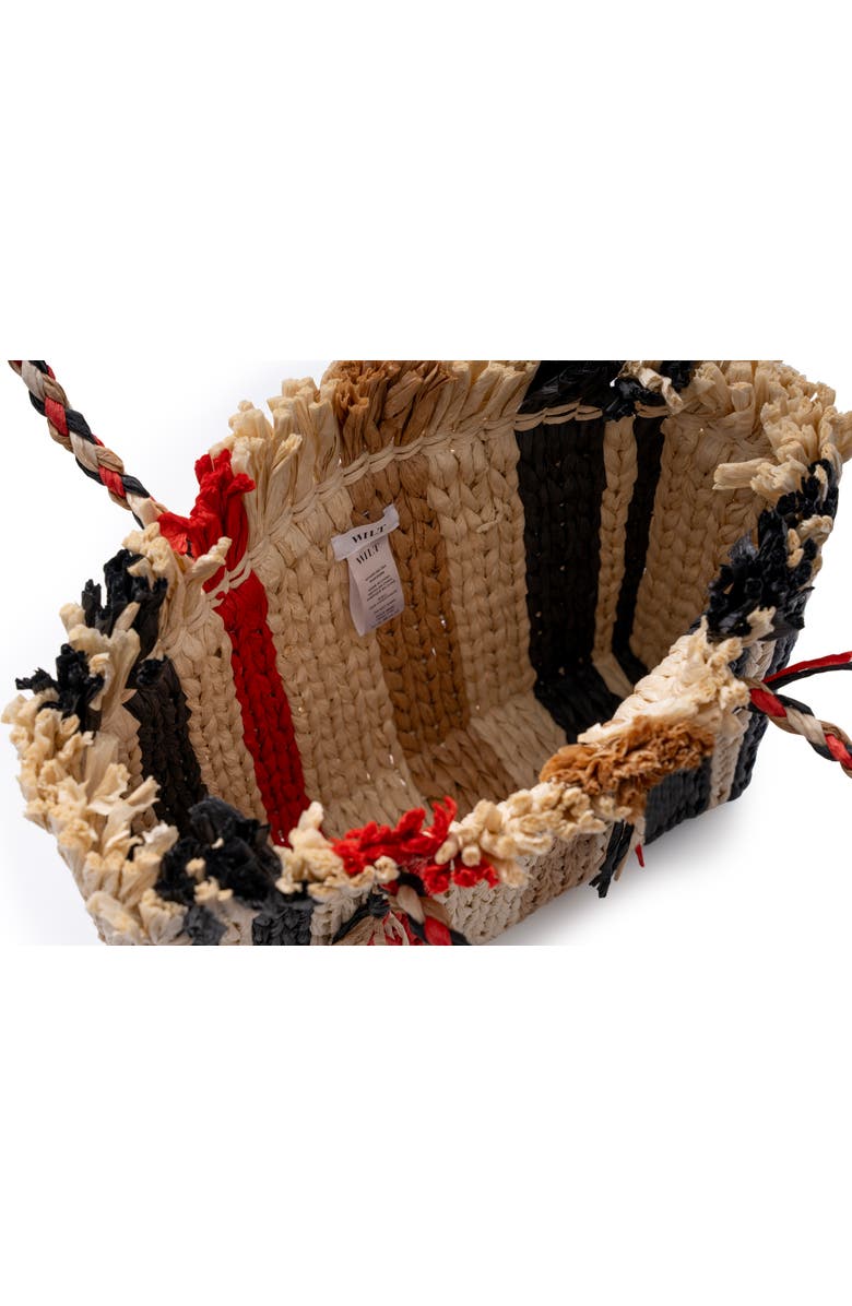 WILT Clothing Torrance Large Tote, Alternate, color, Black/Natural/Red