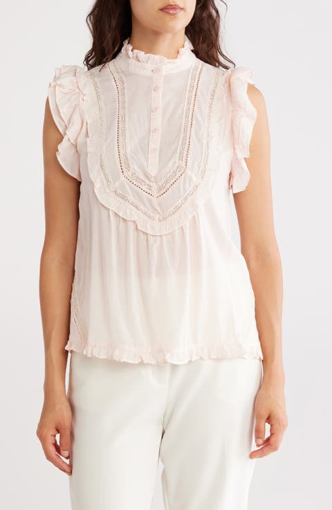 Ruffle Sleeveless Top