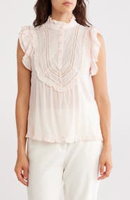 JASON WU Ruffle Sleeveless Top