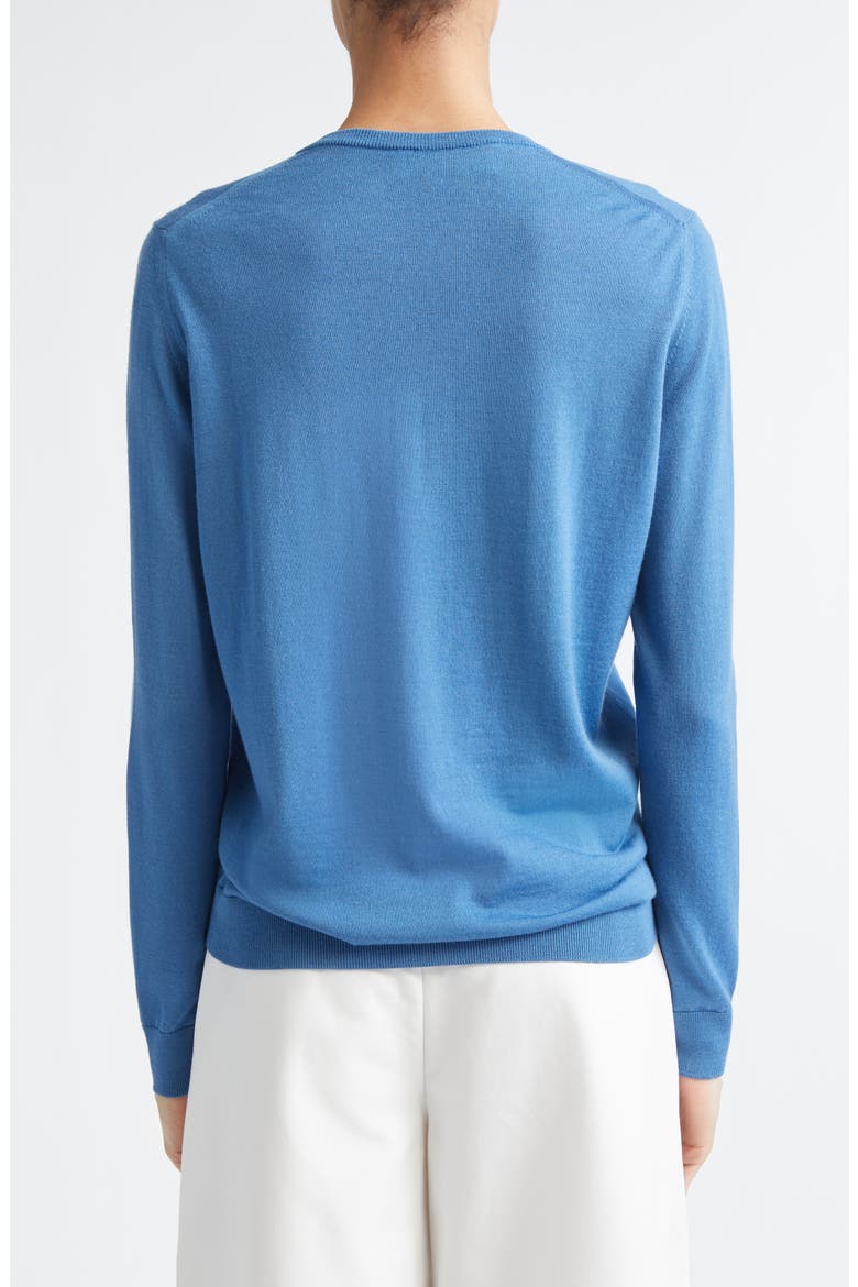 Mallory Half Zip Sweater, Alternate, color, CERULEAN