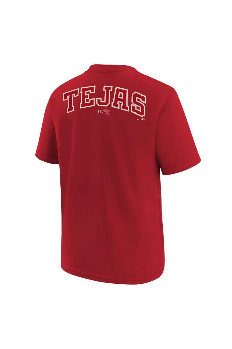 Youth Nike Red Texas Rangers 2026 City Connect T-Shirt, Alternate, color, Red