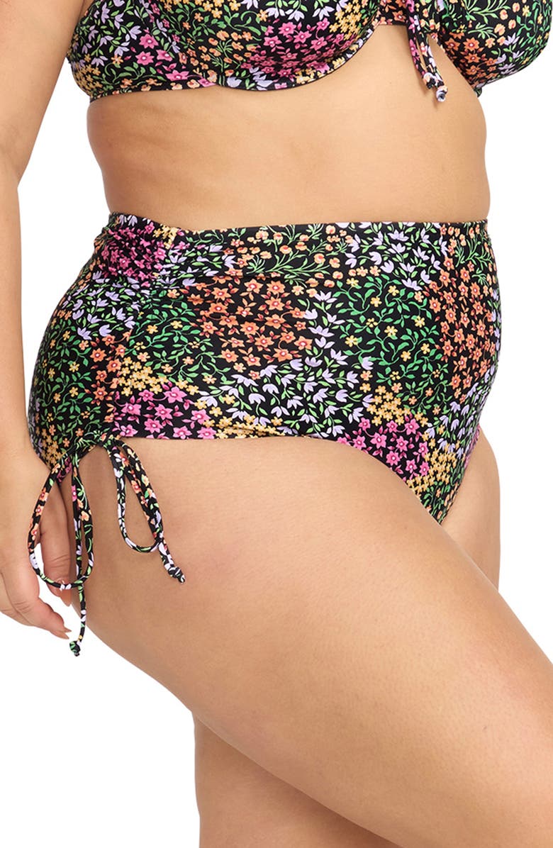 Artesands Davignon Degas Ruched Side Bikini Bottoms, Alternate, color, 