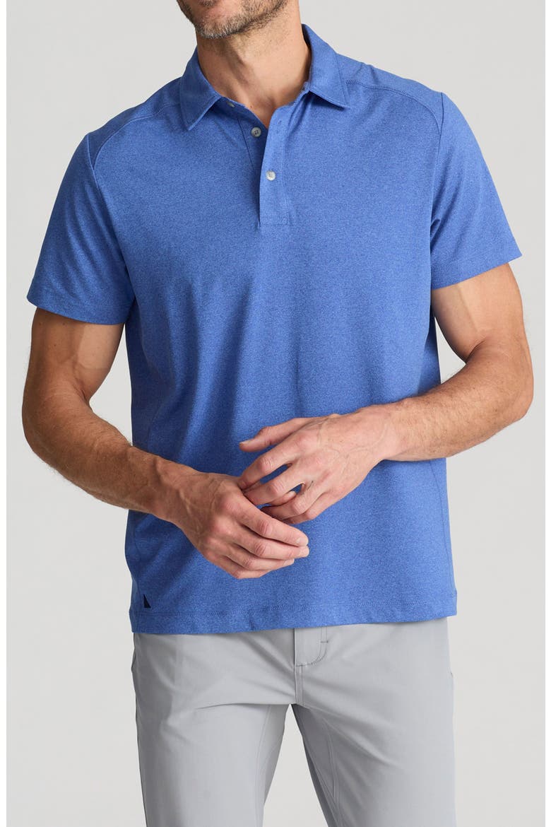 Solid Performance Polo, Main, color, OCEAN BLUE