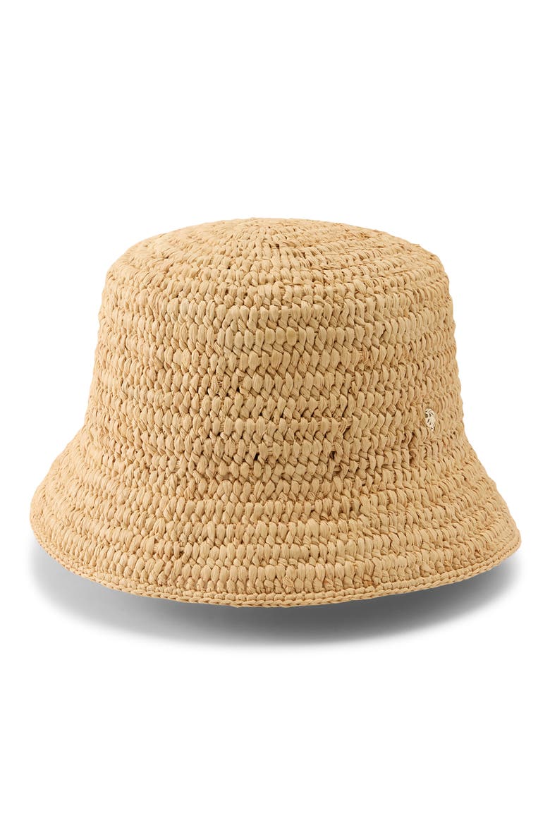 Chaturi Raffia Bucket Hat, Main, color, NATURAL