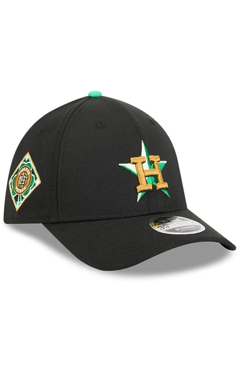 New Era Men's New Era  Black Houston Astros 2026 St. Patrick's Day 39THIRTY Flex Hat, Main, color, Black