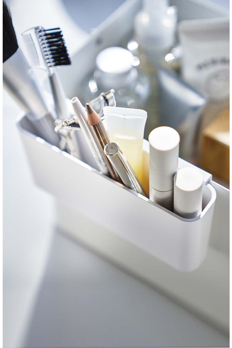 Makeup Organizer, Alternate, color, WHITE