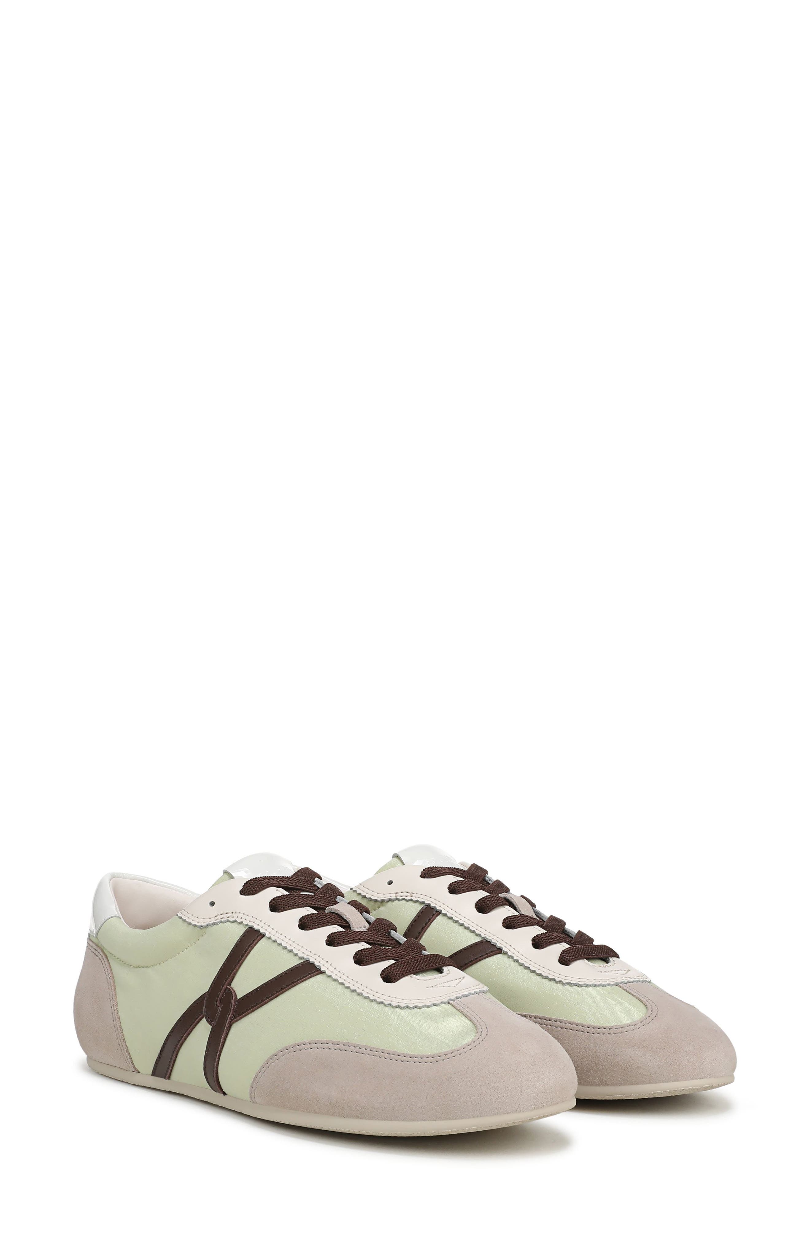 Riviera Slip-On Sneaker, Alternate, color, PISTACHIO/ DARK BROWN