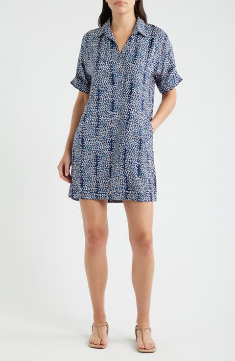 Devon Block Party Print Dress (Petite)