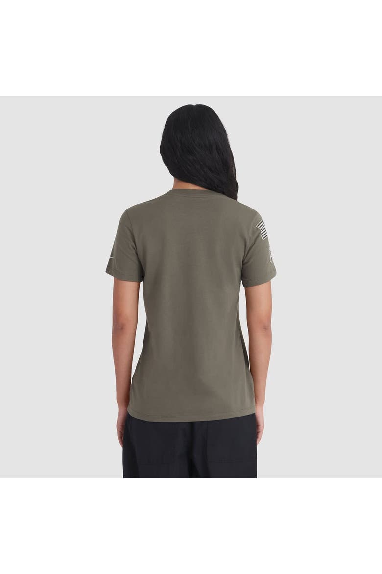 Women's Nike Olive Green Bay Packers 2025 Salute to Service Sideline T-Shirt, Alternate, color, Olive