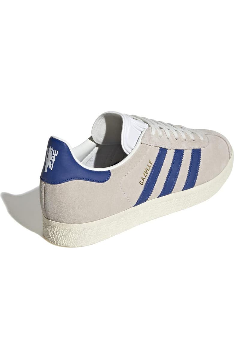 adidas Originals Men's adidas Originals White Manchester United x George Best Lifestyler Gazelle Shoes, Alternate, color, White