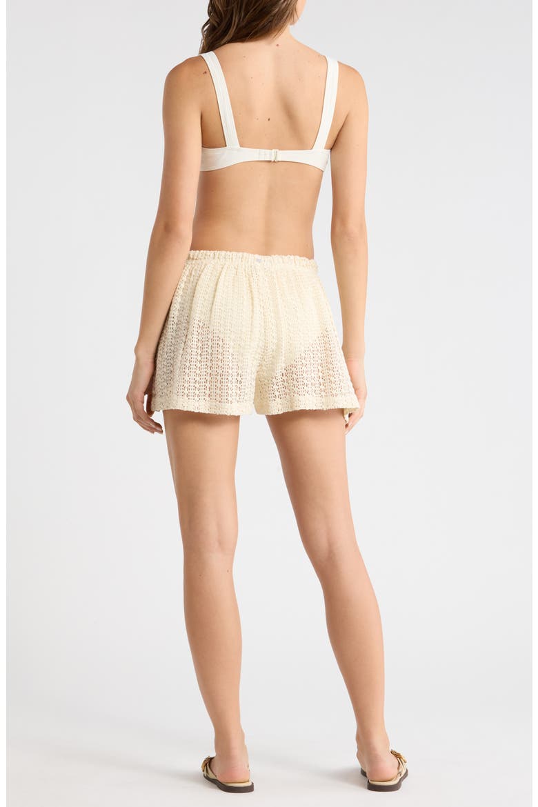 Steller Time Knit Shorts, Alternate, color, WHITE CAP
