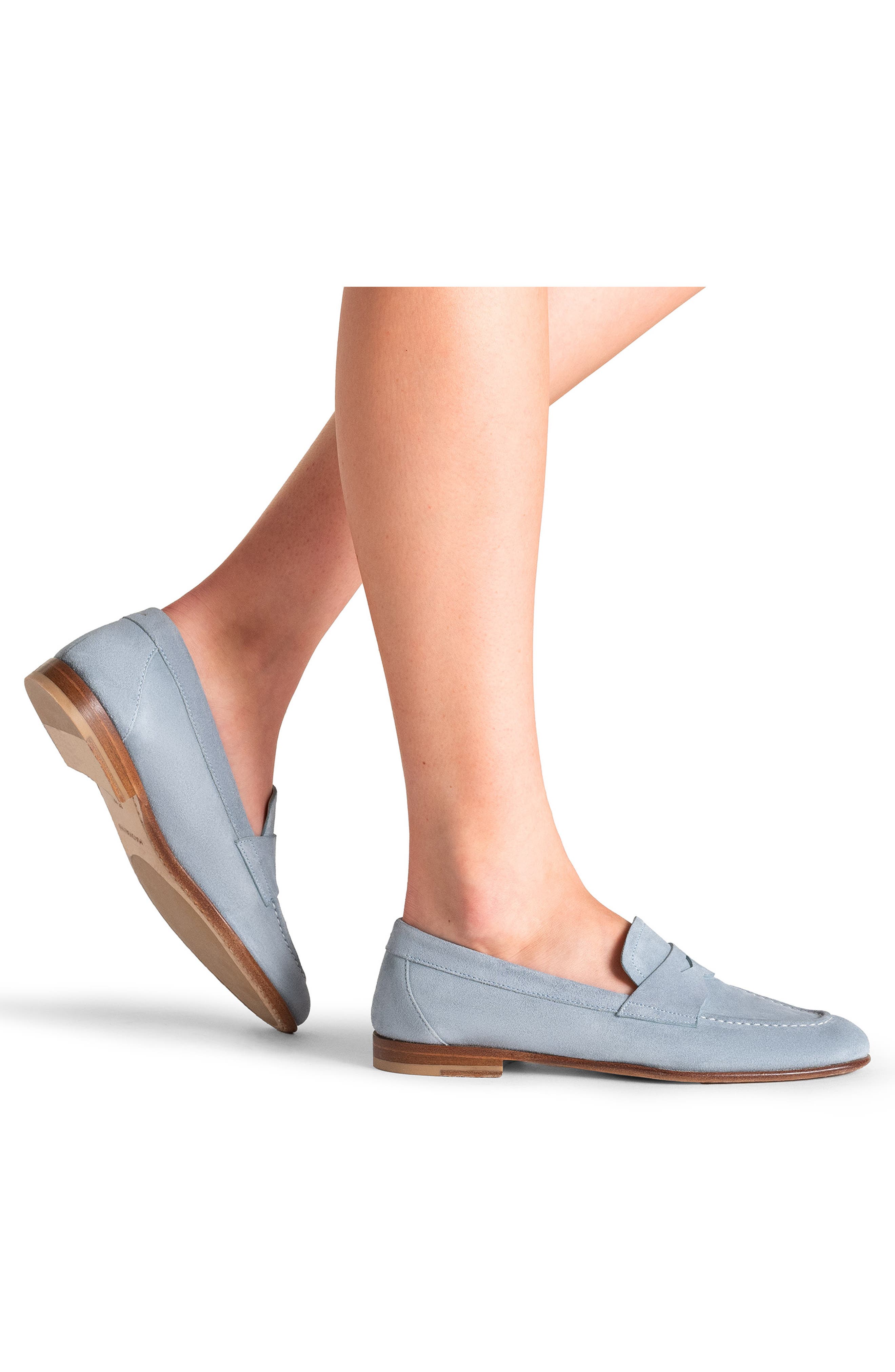 SKY BLUE SUEDE
