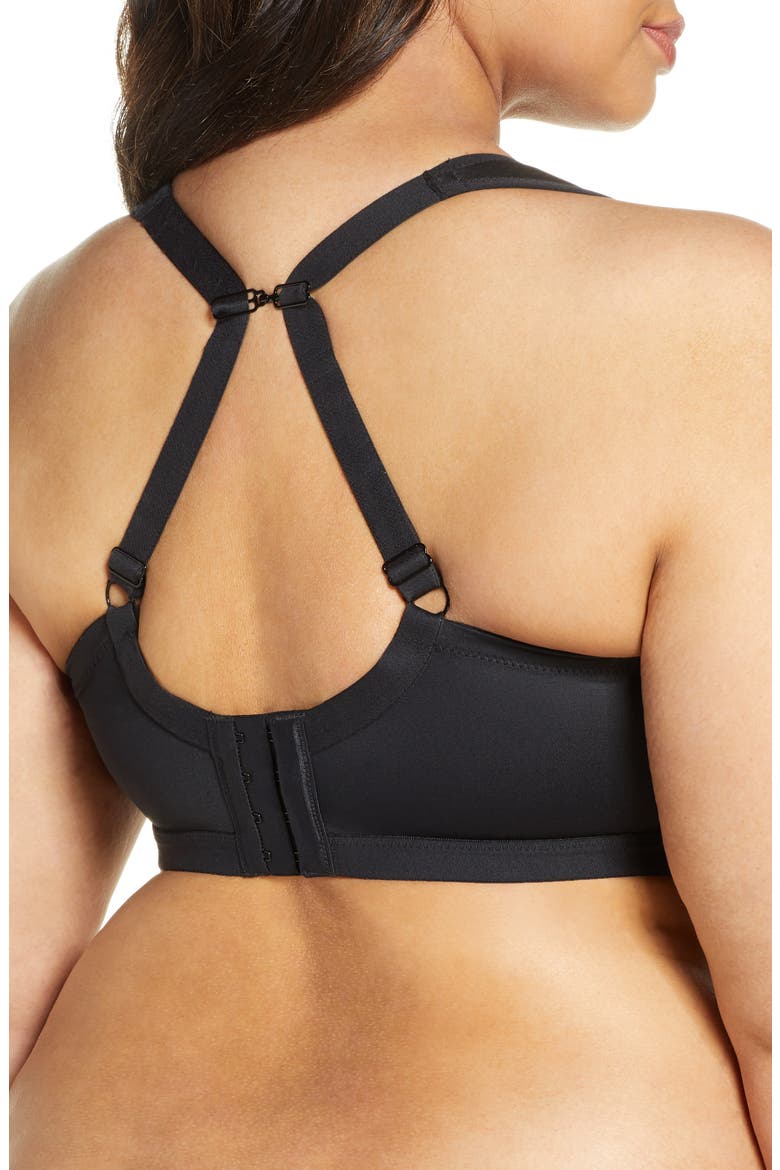 Dynamic Wireless Soft Cup Sports Bra, Alternate, color, JET