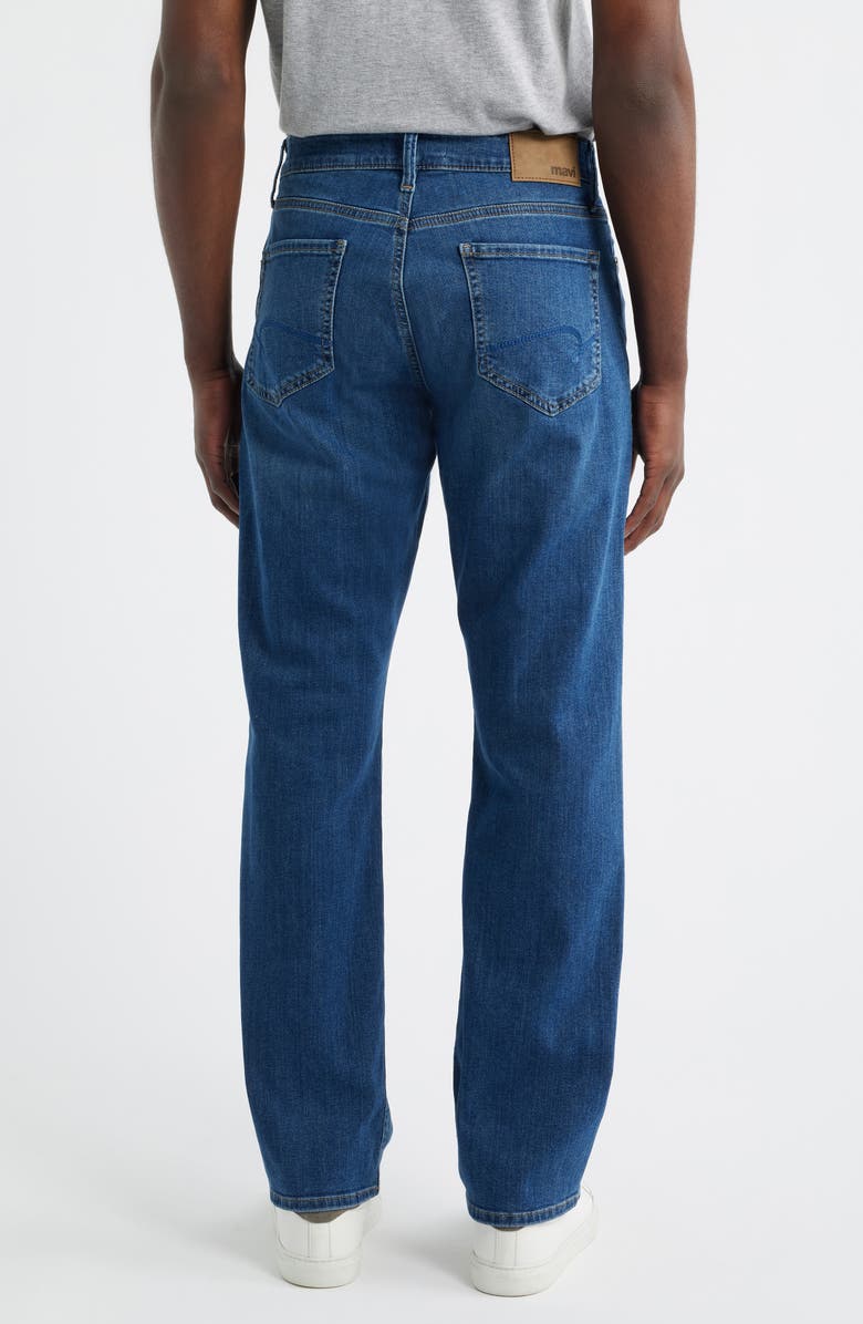 Mavi Jeans Matt Relaxed Straight Fit Jeans, Alternate, color, Deep Brushed Williamsburg