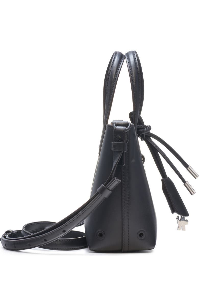 Moncler Very Micro Tote Bag, Alternate, color, Black