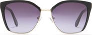 BCBG MAXAZRIA 56mm Cat Eye Sunglasses