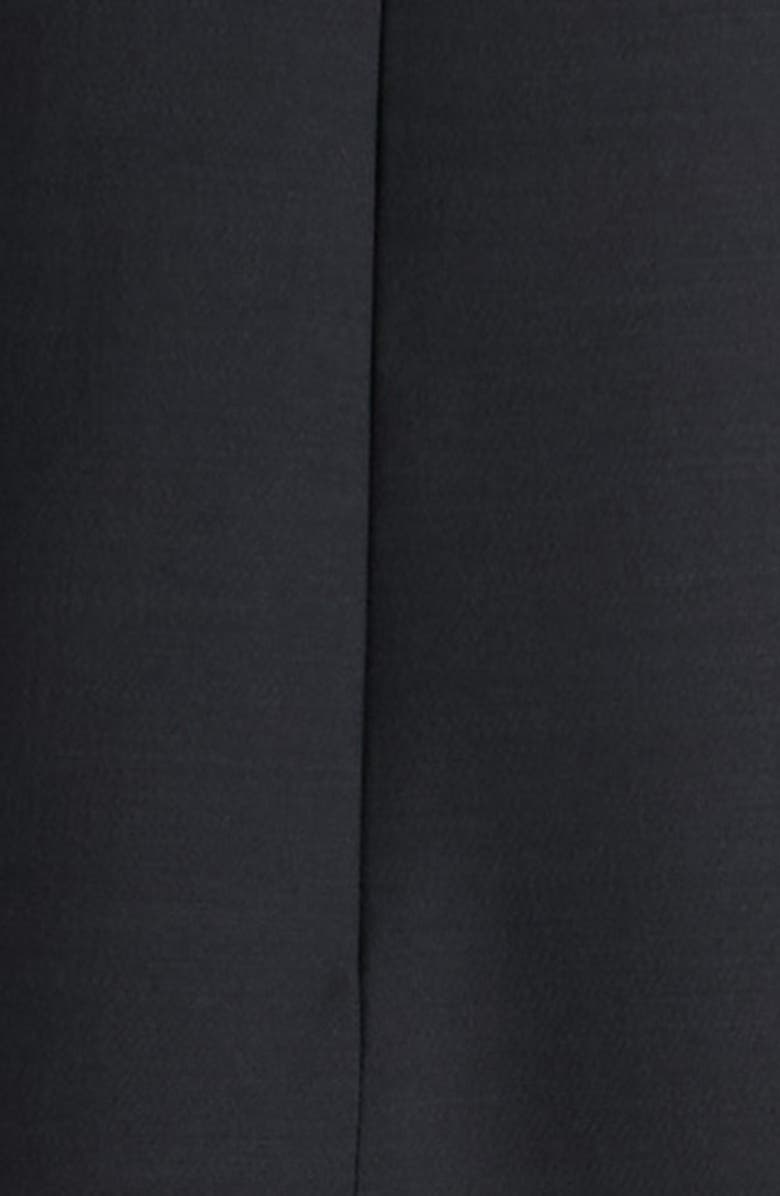 Valentino Butterfly Beaded Wool & Silk Minidress, Alternate, color, Black Multi