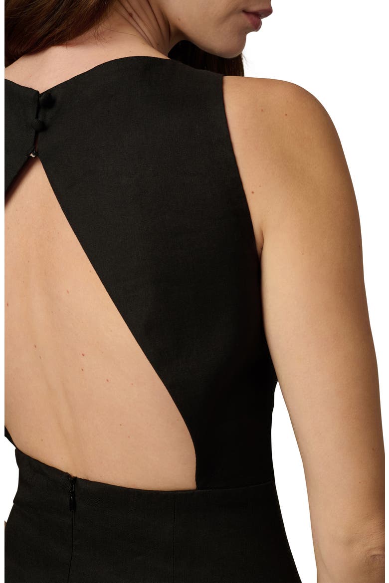 Lara Cutout Sheath Minidress, Alternate, color, BLACK