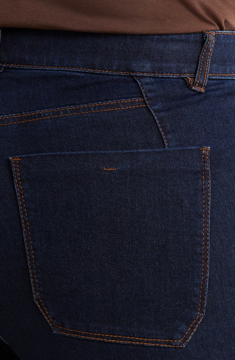 Wit & Wisdom Wyatt Skyrise High Waist Ankle Wide Leg Jeans, Alternate, color, Dark Indigo