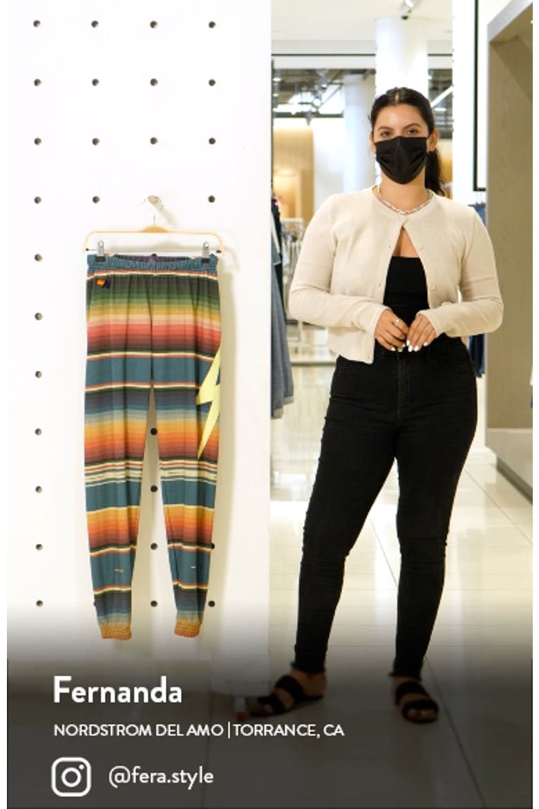Women's Serape Bolt Stitch Joggers video