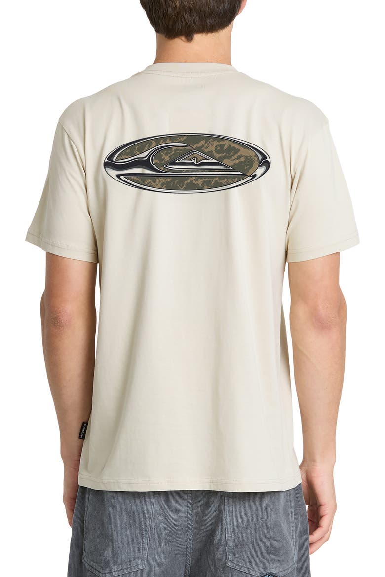 Solar Rain Crewneck T-Shirt, Alternate, color, PEYOTE