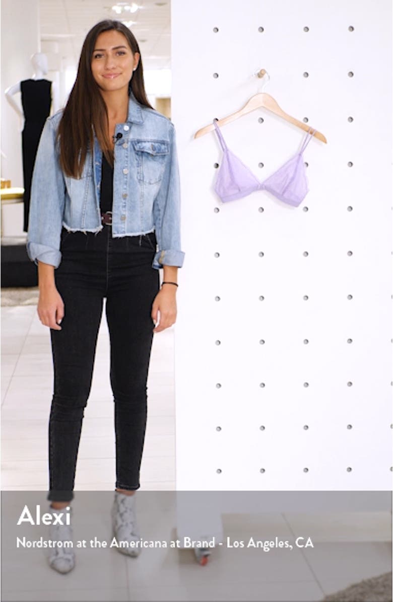 x Claudia Sulewski Lace Bralette, sales video thumbnail