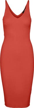 VERO MODA Sleeveless Rib Sweater Dress