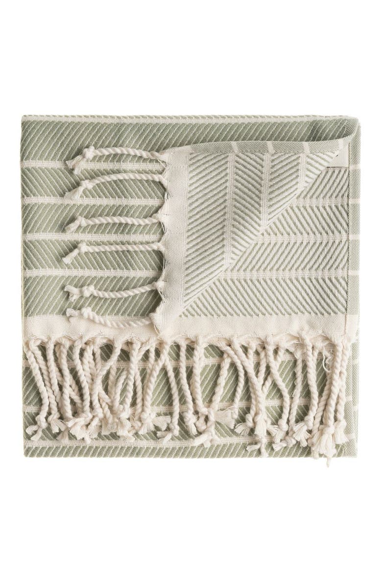 Cloud Soft Turkish Hand / Kitchen Towel Bundle, Alternate, color, Sage Green