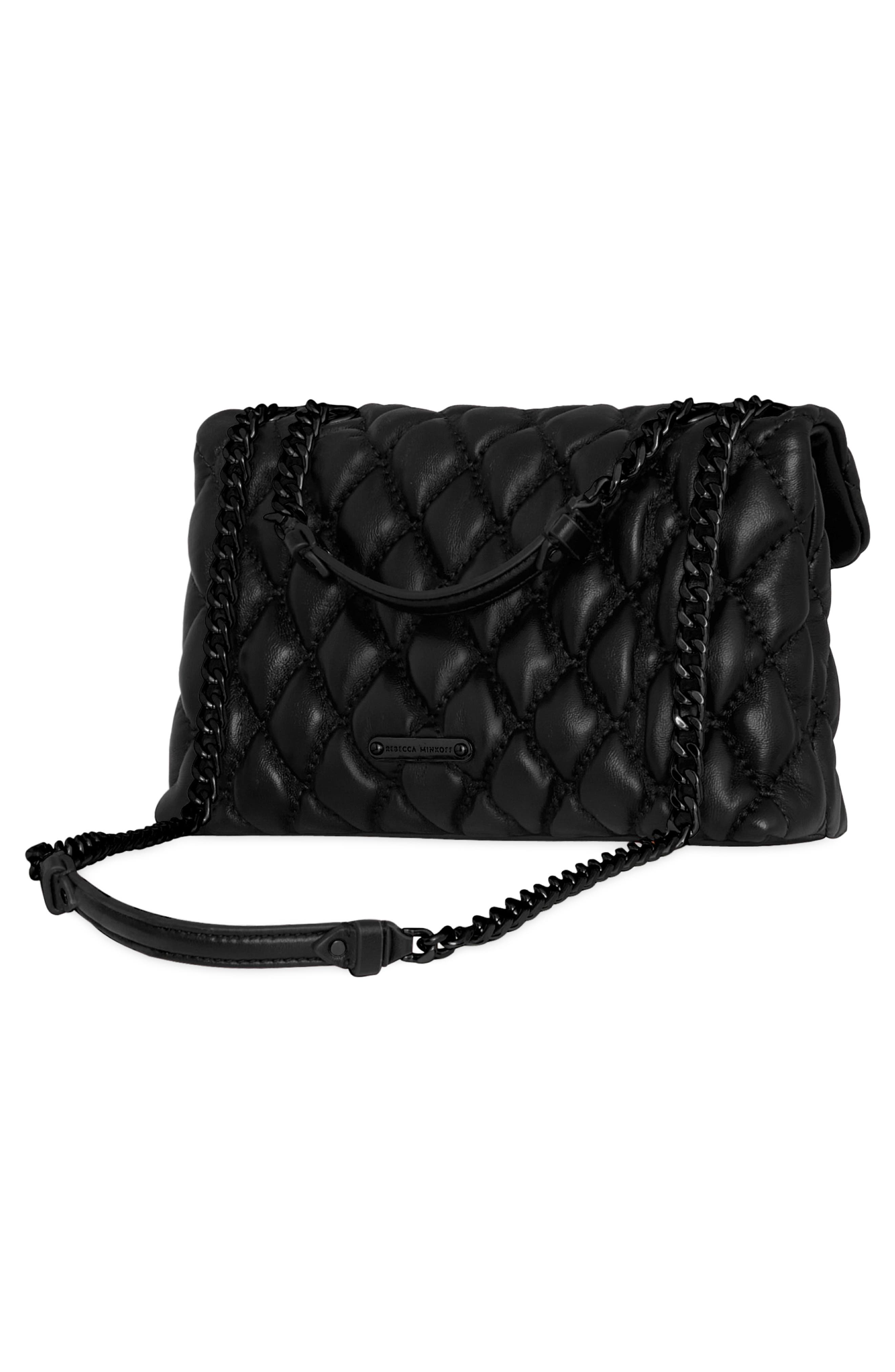 Rebecca Minkoff Bliss Crossbody Bag, Alternate, color, Black Rm