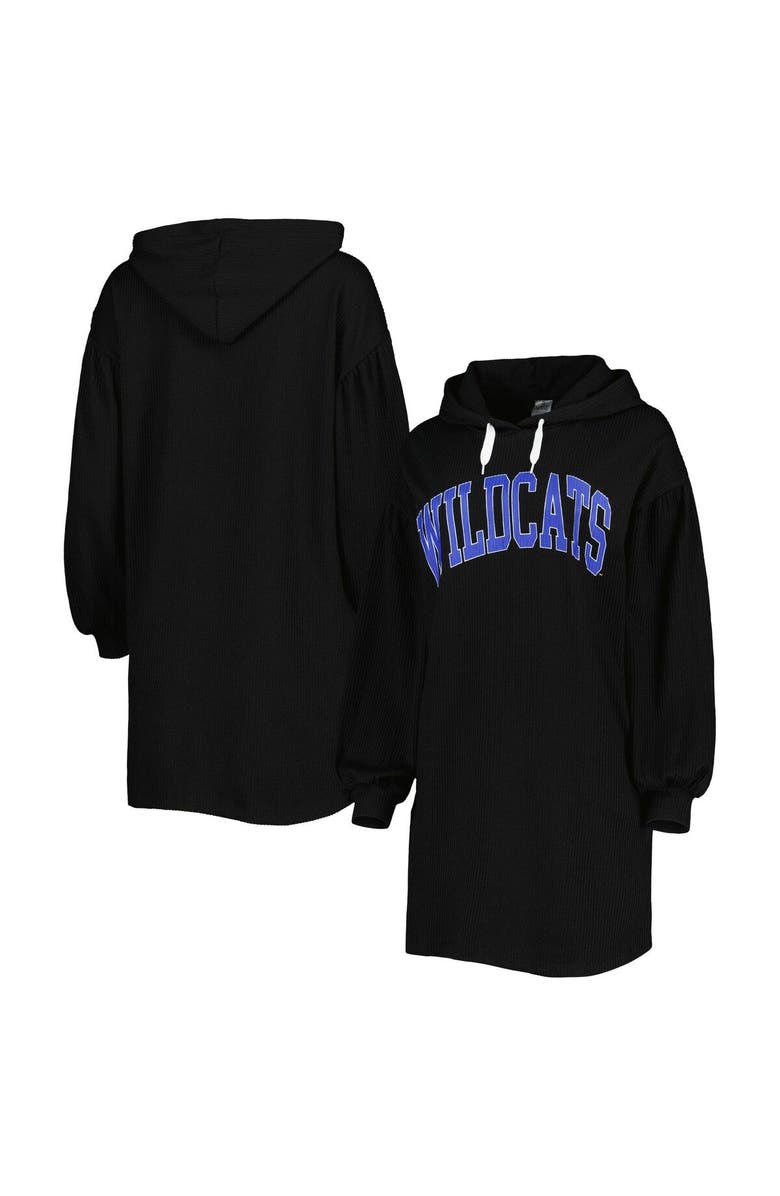 GAMEDAY COUTURE Women's Gameday Couture Black Kentucky Wildcats Game Winner Vintage Wash Tri-Blend Dress, Main, color, 