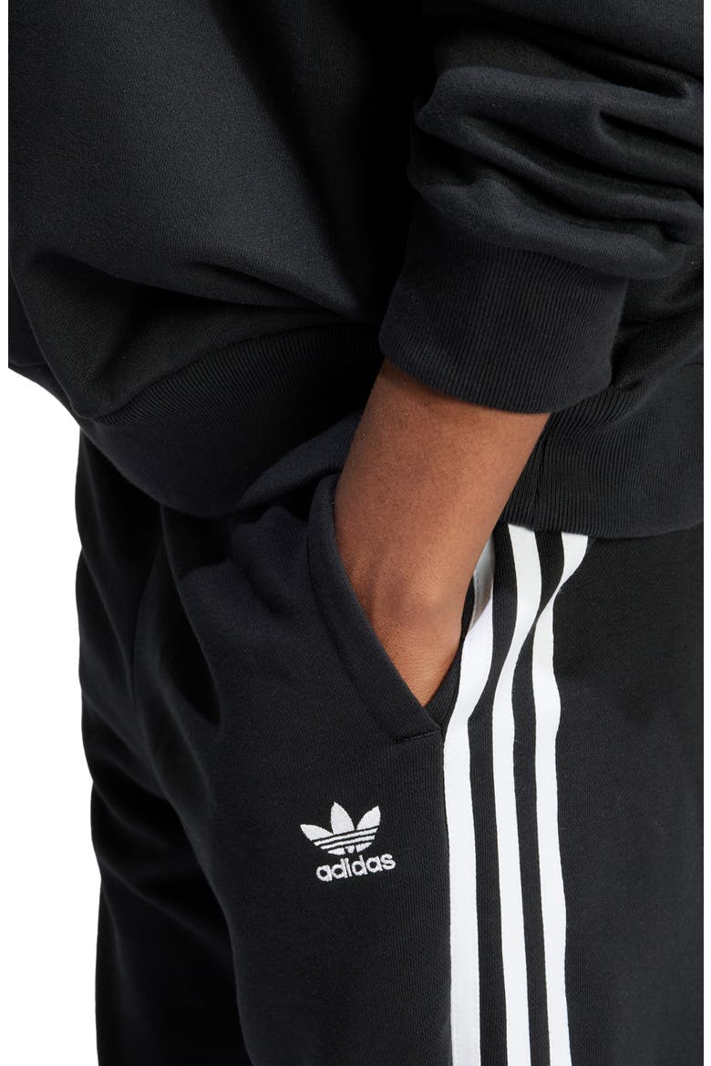 Open Hem Loose Ankle Joggers, Alternate, color, BLACK