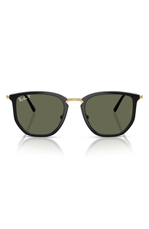 Ray Ban Ray-ban 53mm Polarized Irregular Sunglasses