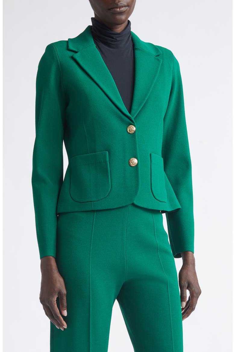 Erin Santa Roma Milano Stitch Sport Jacket, Main, color, CYPRESS