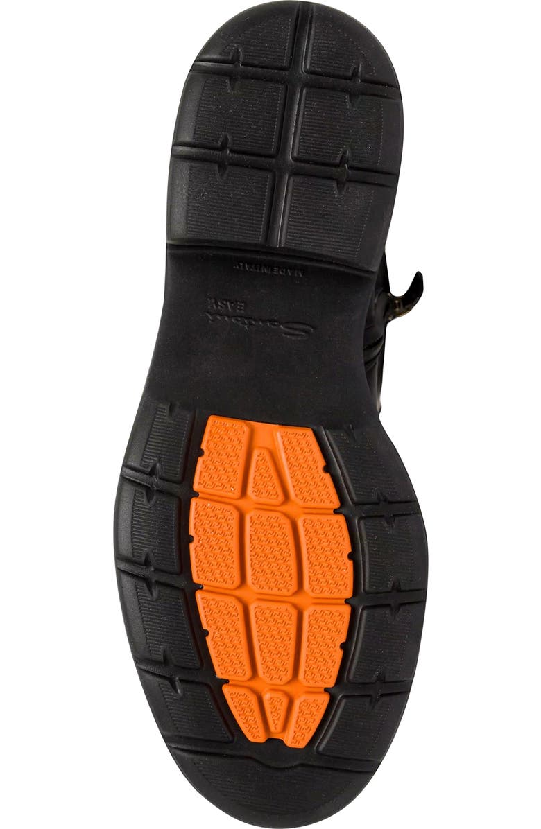 Santoni Leather Easy Boot, Alternate, color, Black